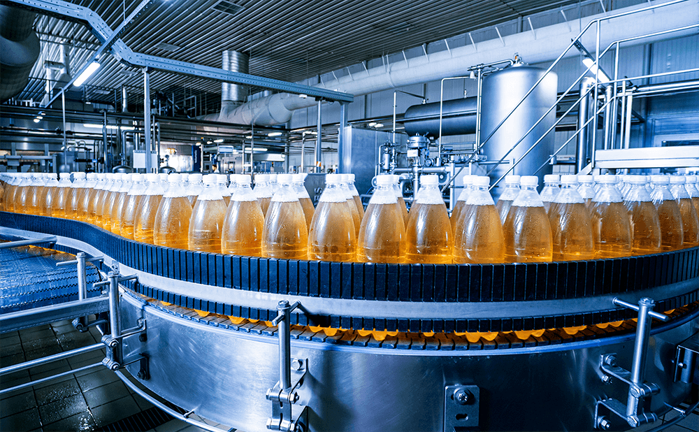 Swivelling bearing for beverage filling machine